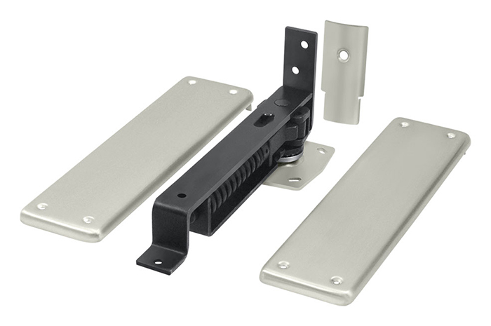 Deltana Double Acting Spring Pivot - Set (Satin Nickel) Questions & Answers