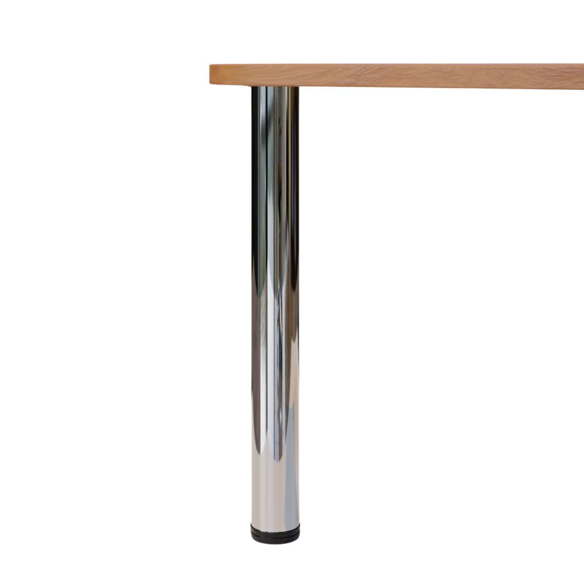 Peter Meier Rockwell Steel 40-3/4" (1035mm) Round Table Leg 3" Diameter - Polished Chrome - (EACH) Questions & Answers
