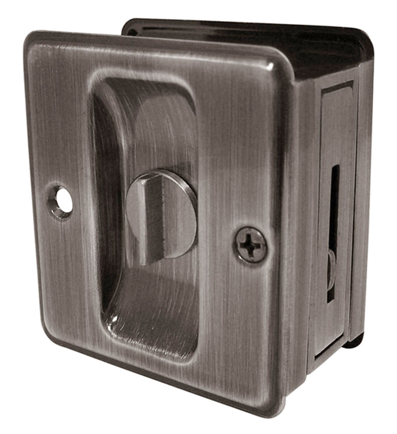 Ives Privacy Pocket Door Latch - EACH (Antique Nickel) Questions & Answers