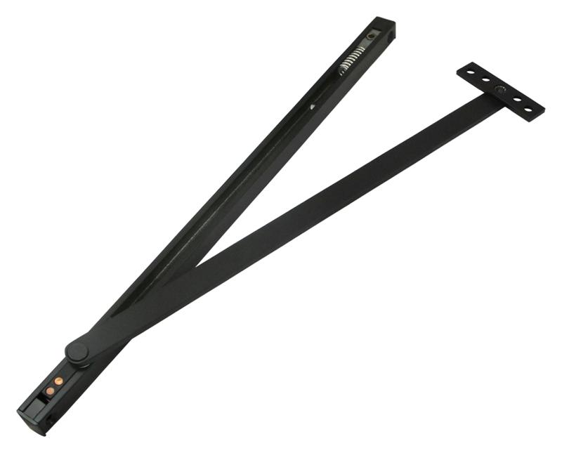 Deltana Heavy Duty Solid Brass Overhead Door Stop & Holder (Flat Black) Questions & Answers
